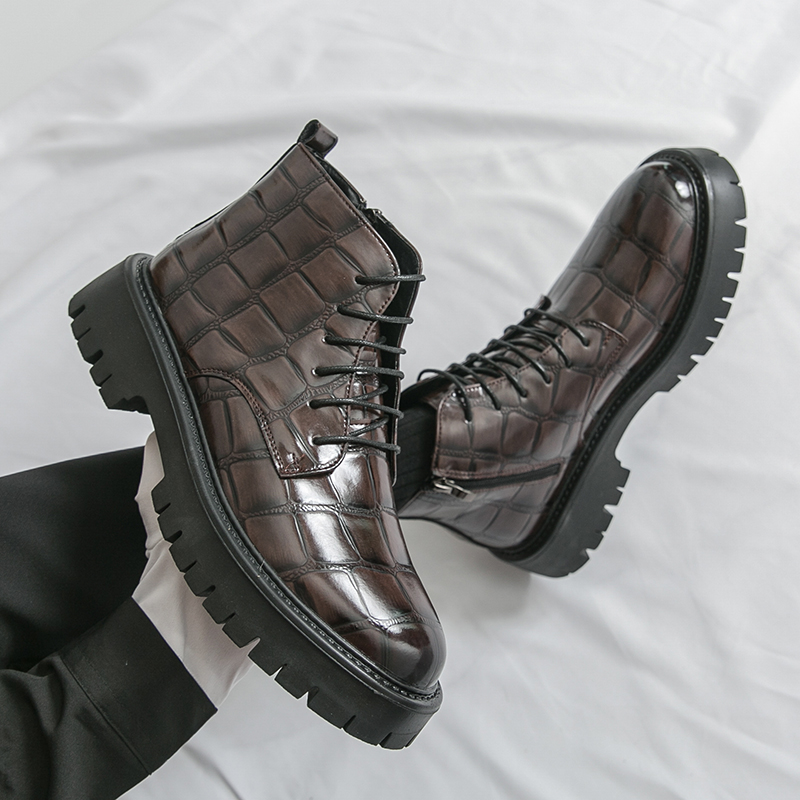 Men'S Shoes Quality Brands - 가을 패션 브랜드 남성 악어 가죽