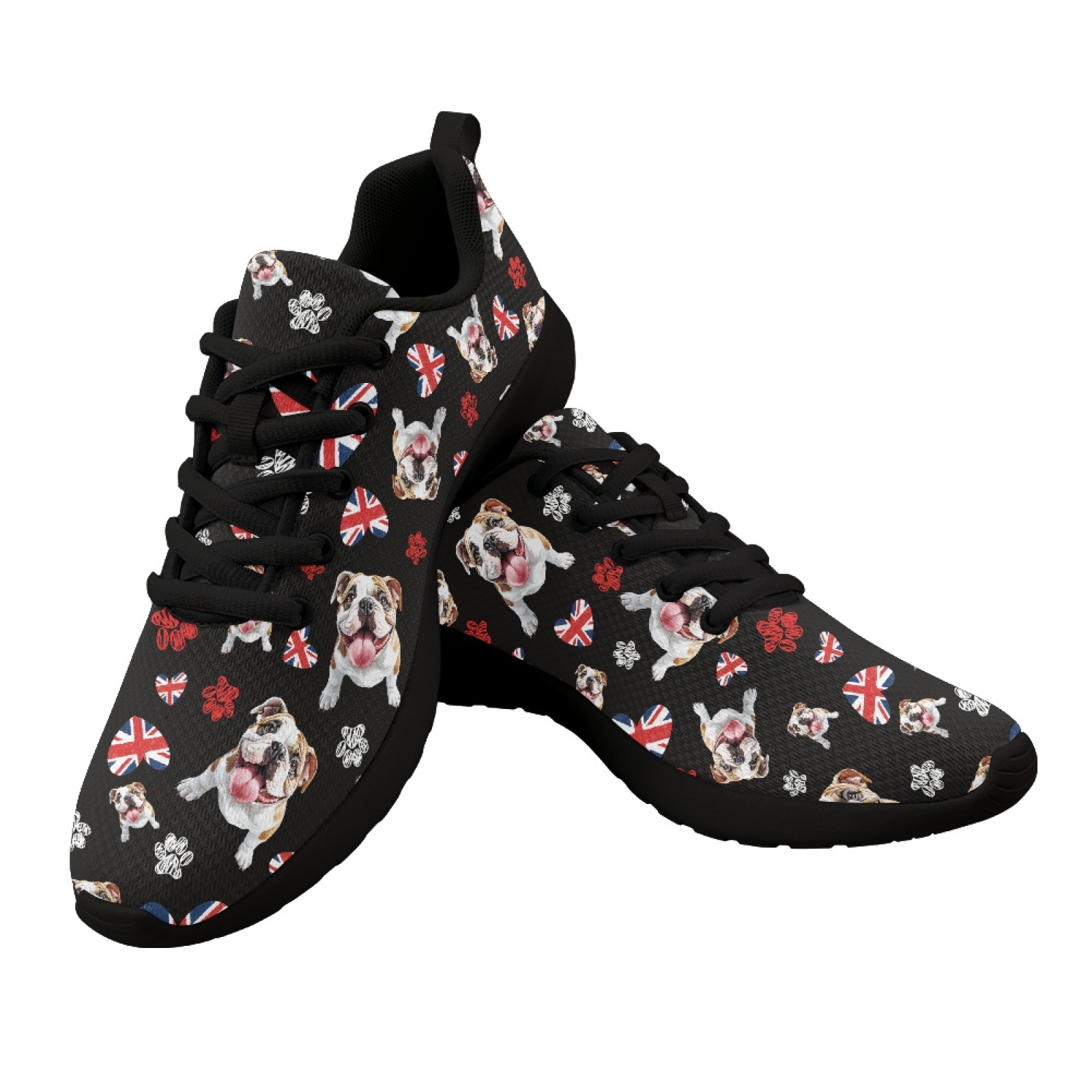 Men Shoes Uk - 영국 푸그 강아지 패턴 여름 메쉬