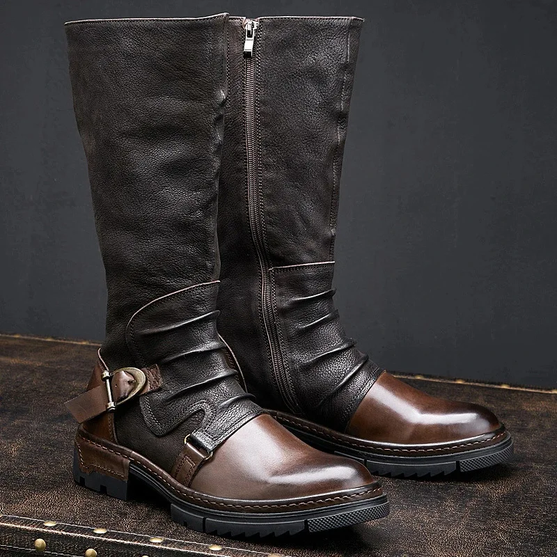 Men'S Shoes Louis Vuitton - 남자 중세 복고풍 PU 가죽 신발