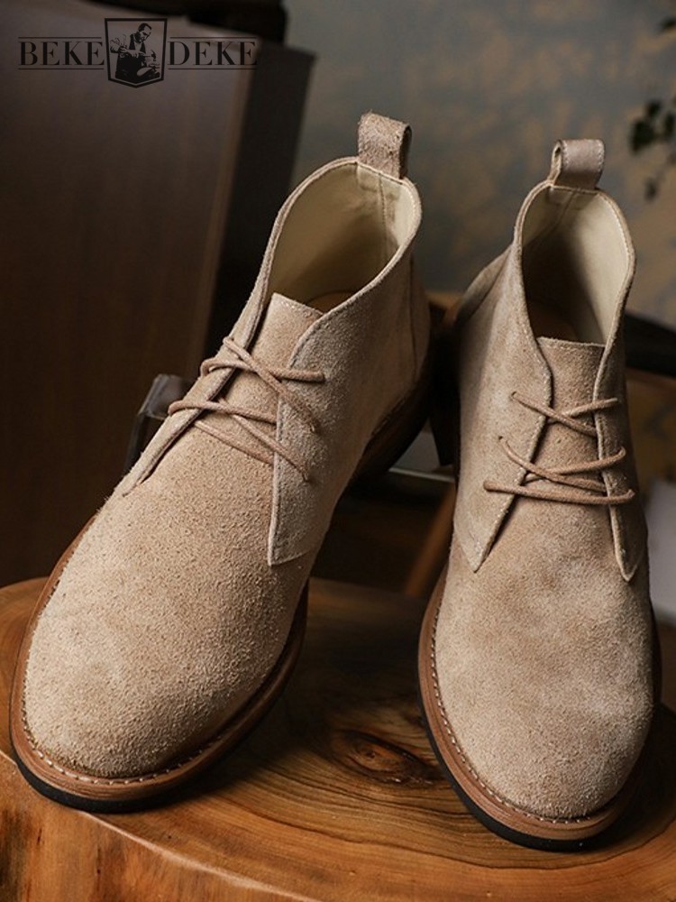 Men'S Shoes For Work - 패션 다목적 남성 레이스 업 컬러