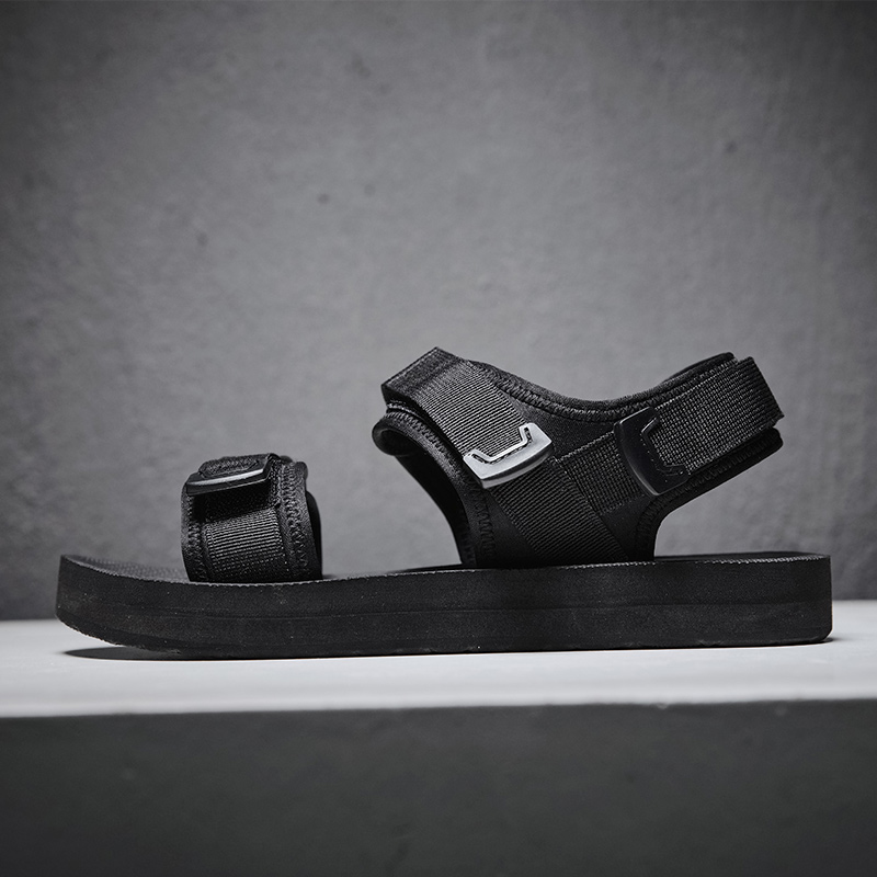 넓은 발을 위한 조절 가능한 플랫 샌들, 훅앤루프 스트 - Velcro Strap Sandal 리뷰 및 가격