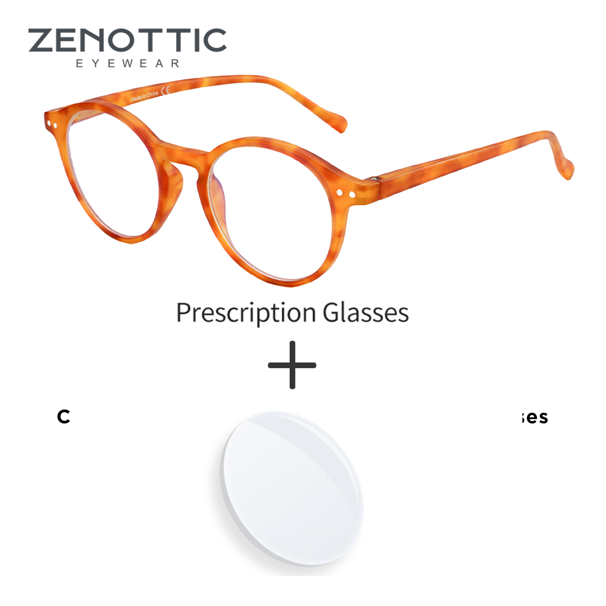 ZENOTTIC 빈티지 라운드 처방 안경 남성 여성 근 - Men Shoes Zegna 리뷰 및 가격