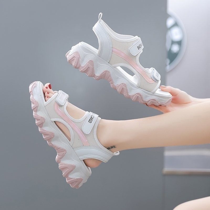 2026년 여름 여성용 한국 스타일 스포츠 샌들 여성  - Velcro Strap Sandal 리뷰 및 가격