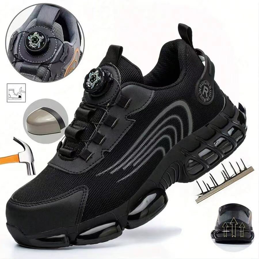 남녀공용 사계절용 스틸토 작업화, 충격 방지 스틸토 캡 - Men Shoes Sneakers 리뷰 및 가격
