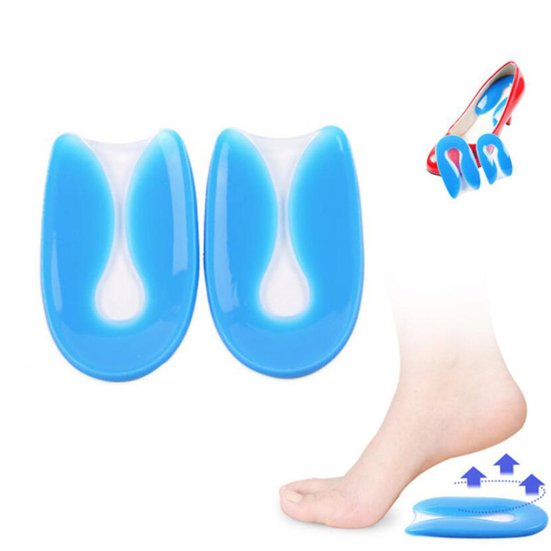 1 쌍 발 통증 완화 실리콘 젤 U 자형 발바닥 근막염 - Men Shoes Outlet 리뷰 및 가격