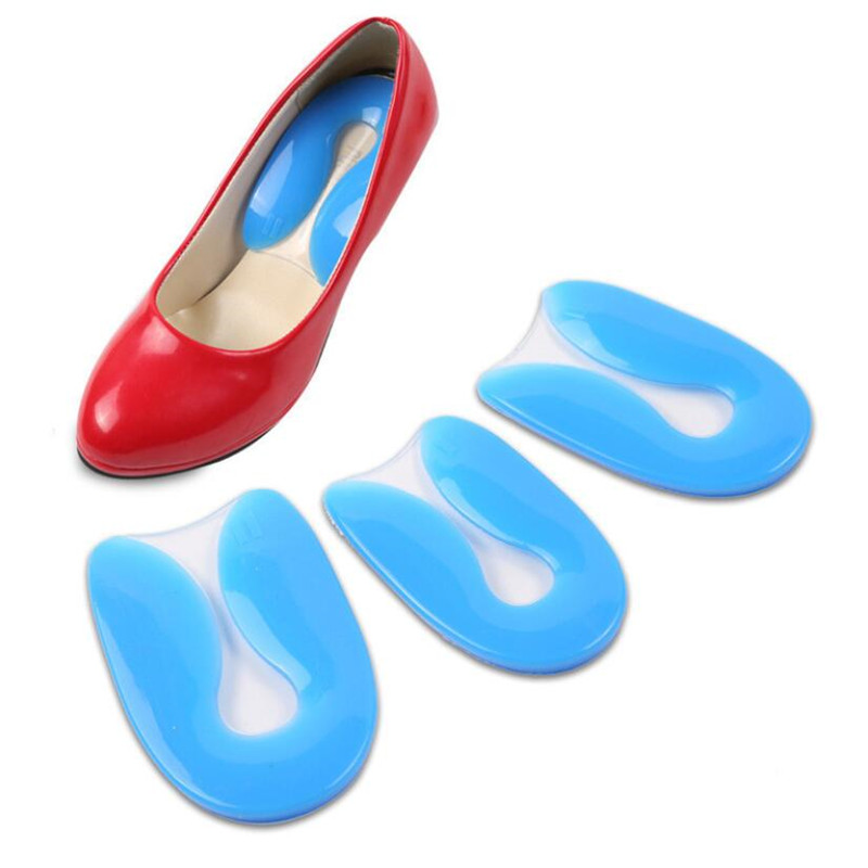 1 쌍 발 통증 완화 실리콘 젤 U 자형 발바닥 근막염 - Men Shoes Outlet 리뷰 및 가격