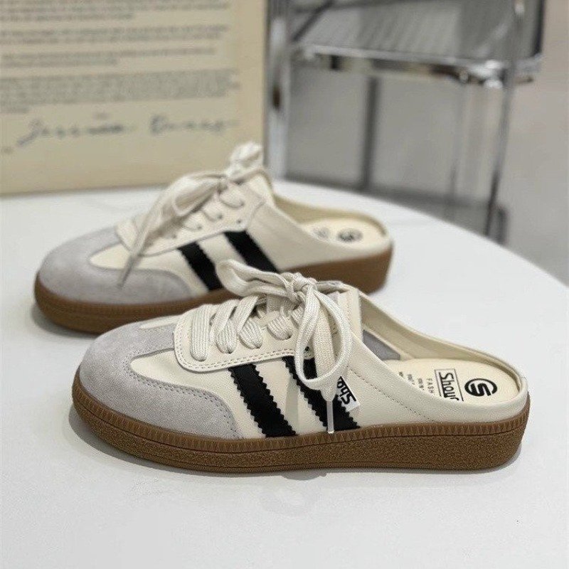 여성 뮬 슈즈 스포츠 라운드 토 플랫 여성 신발 캐주얼 - Casual Sneaker Low 리뷰 및 가격