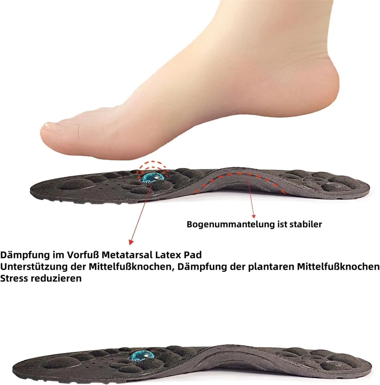 남성 여성을위한 자기 편안한 경혈 마사지 안창 EVA  - Men Shoes Outlet 리뷰 및 가격