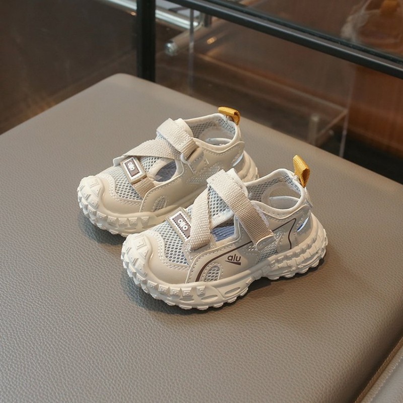 유아용 통기성 메쉬 막힌 앞코 스포츠 샌들 남아 여아  - Velcro Strap Sandal 리뷰 및 가격