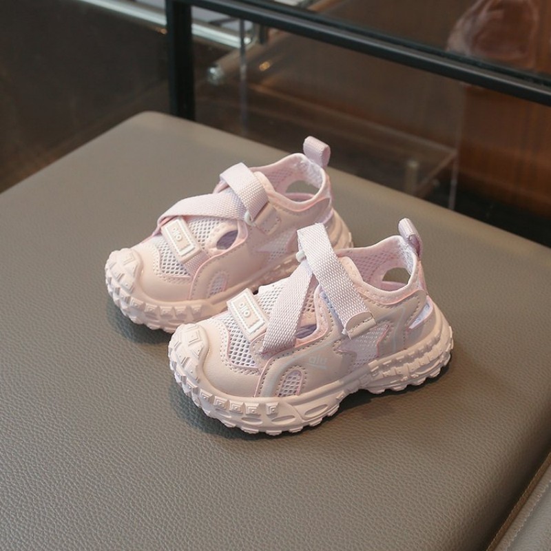 유아용 통기성 메쉬 막힌 앞코 스포츠 샌들 남아 여아  - Velcro Strap Sandal 리뷰 및 가격