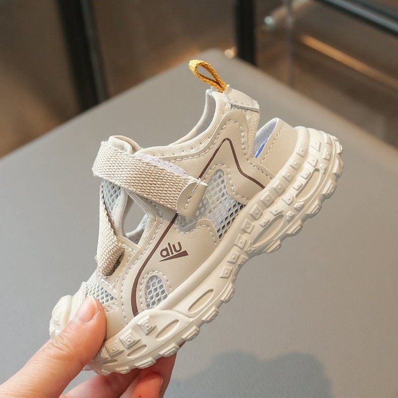 유아용 통기성 메쉬 막힌 앞코 스포츠 샌들 남아 여아  - Velcro Strap Sandal 리뷰 및 가격