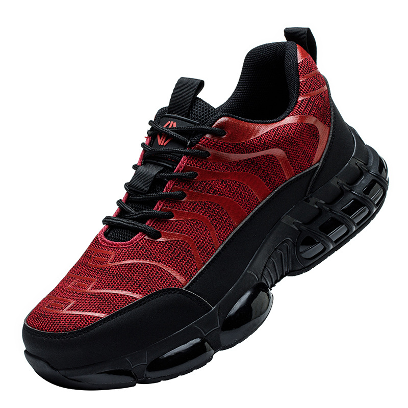 통기성 있는 경량 안전 작업화 스틸 토우 충격 방지,  - Men'S Shoes For Work 리뷰 및 가격