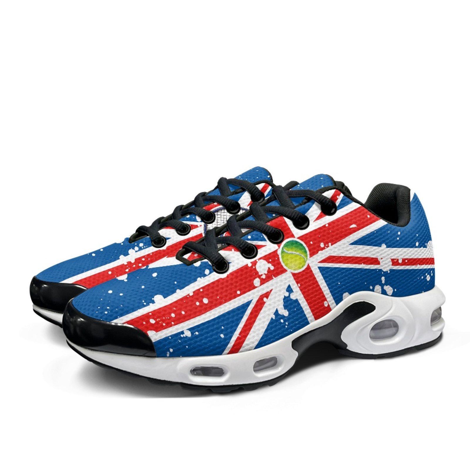 PENSTROLL 영국 국기 테니스 프린트 테니스 스니 - Men Shoes Uk 리뷰 및 가격