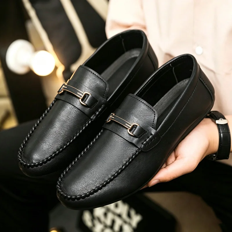 영국 스타일 남성용 가죽 로퍼, 빅 사이즈 46, 편안 - Men Shoes Size 46 리뷰 및 가격