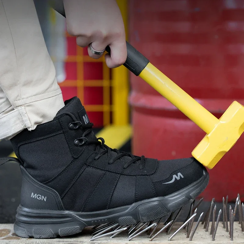 워커 파괴할 수 없는 남성용 안전화, 강철 발가락 신발 - Men'S Shoes For Work 리뷰 및 가격