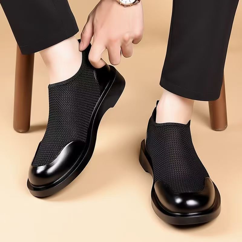 새로운 남성 여름 패셔너블한 대형 캐주얼 가죽 신발 통 - Men Shoes Uk 리뷰 및 가격