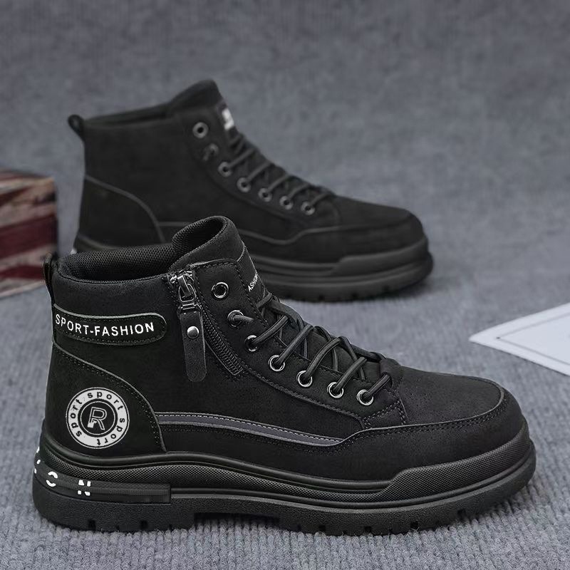 남성 레트로 하이탑 워크 부츠 가을 내구성 하이킹 등산 - Men'S Shoes For Work 리뷰 및 가격