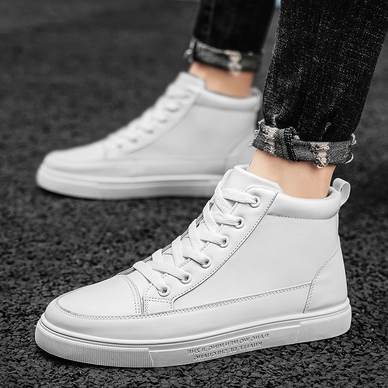 커플 가을 겨울 신상 하이탑 레드 보드화 남녀 공용 큰 - Men Shoes Size 46 리뷰 및 가격