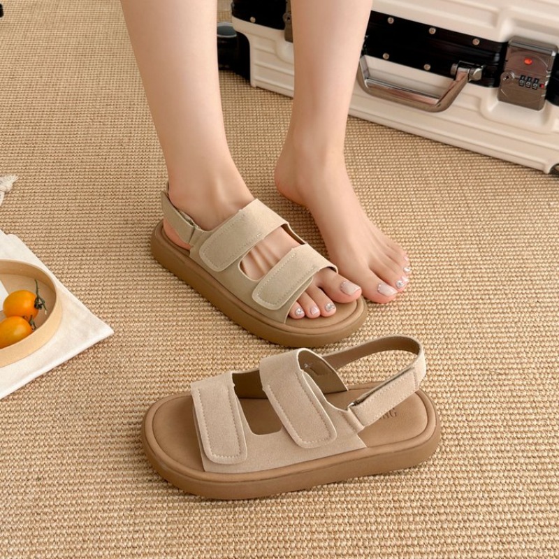 2026년 여름 신상 여성용 두꺼운 밑창 스포츠 샌들  - Velcro Strap Sandal 리뷰 및 가격