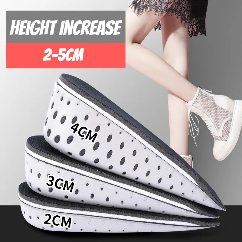 보이지 않는 힐 리프트 하프 인솔 2-5CM 높이 증가 - Men Shoes Outlet 리뷰 및 가격
