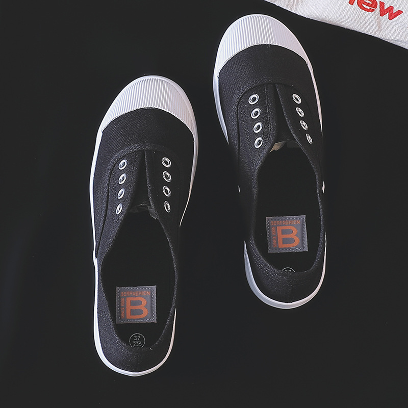 새로운 여성용 흰색 캔버스화 로우탑 슬립온 통기성 플랫 - Casual Sneaker Low 리뷰 및 가격