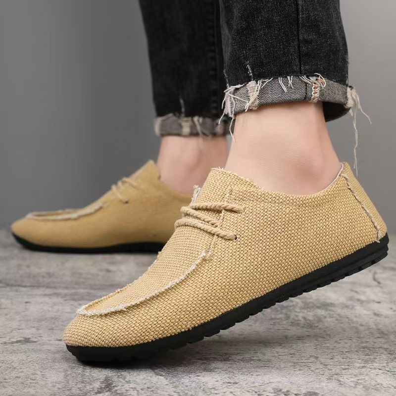남성용 빅사이즈 레이스업 캔버스화 봄 가을 신상 소프트 - Men'S Shoes For Work 리뷰 및 가격