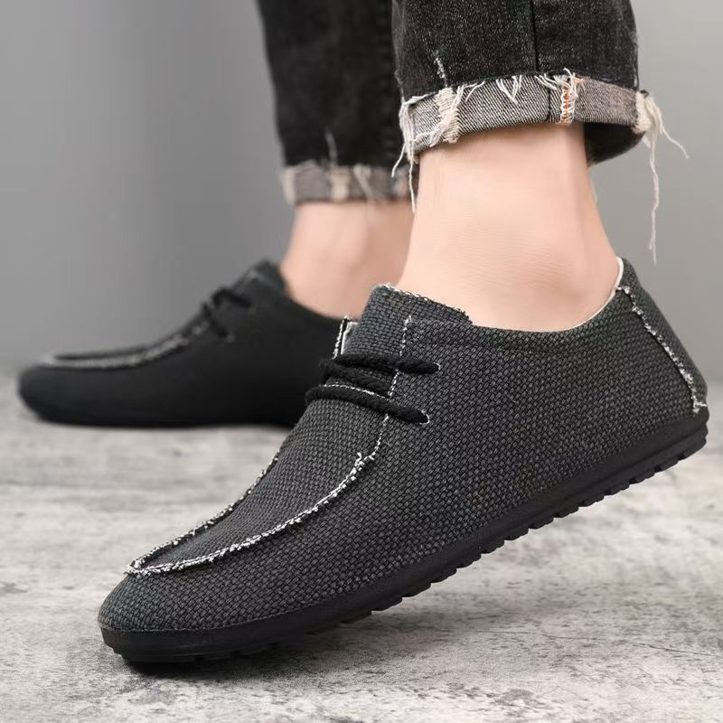 남성용 빅사이즈 레이스업 캔버스화 봄 가을 신상 소프트 - Men'S Shoes For Work 리뷰 및 가격