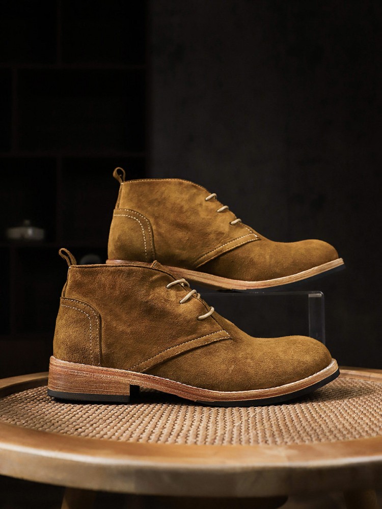 패션 다목적 남성 레이스 업 컬러 블록 암소 스웨이드  - Men'S Shoes For Work 리뷰 및 가격