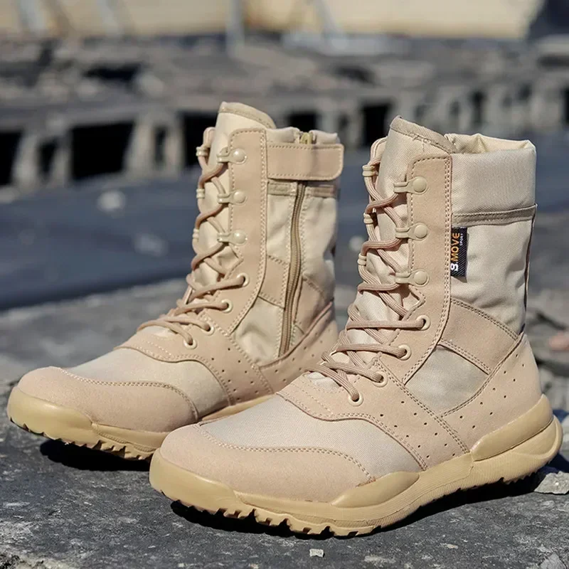 여름 전투 훈련 부츠 작업 신발 경량 메쉬 통기성 군사 - Men'S Shoes For Work 리뷰 및 가격