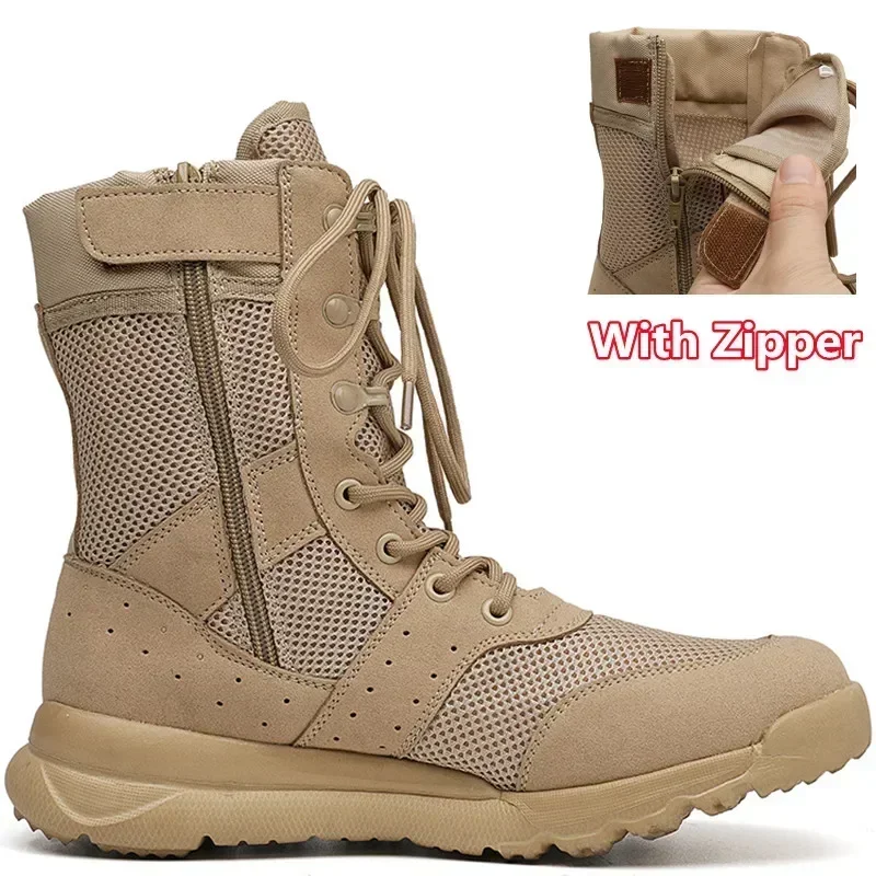 여름 전투 훈련 부츠 작업 신발 경량 메쉬 통기성 군사 - Men'S Shoes For Work 리뷰 및 가격