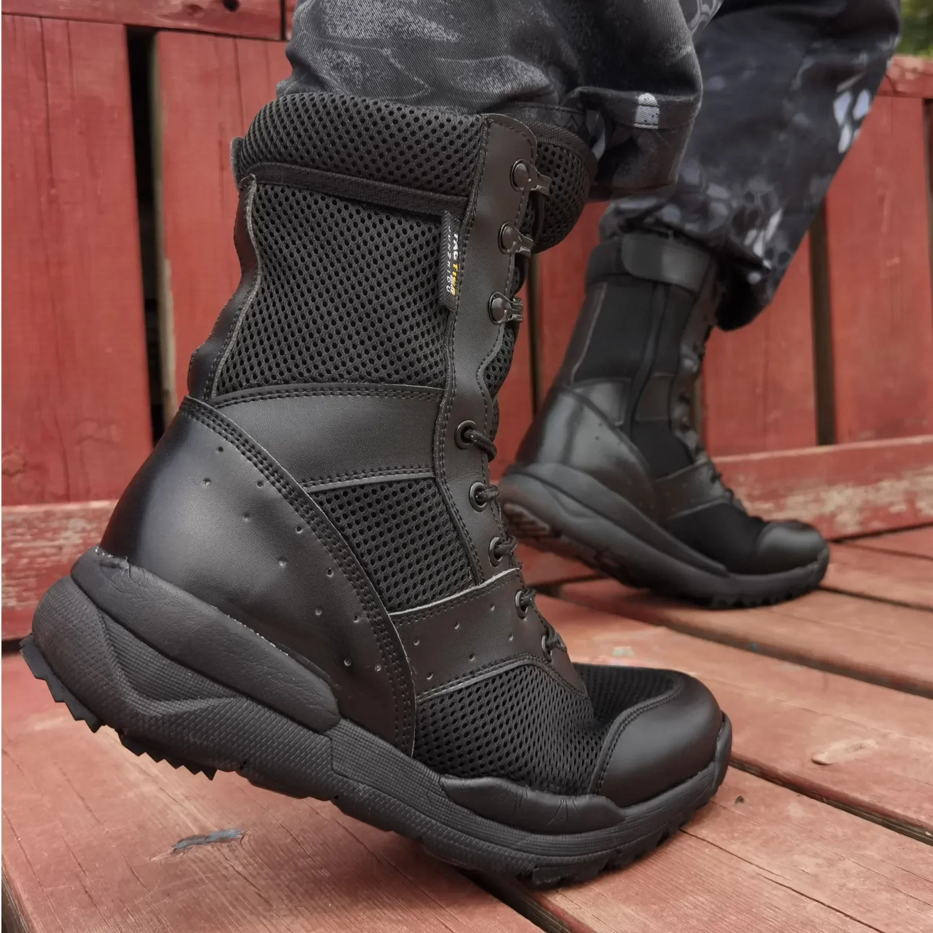 여름 전투 훈련 부츠 작업 신발 경량 메쉬 통기성 군사 - Men'S Shoes For Work 리뷰 및 가격